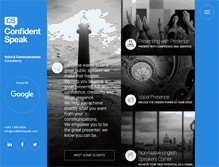 Tablet Screenshot of confidentspeak.com